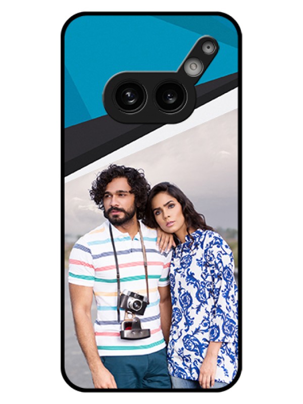 Custom Nothing Phone 2A 5G Custom Glass Phone Case - Simple Pattern Photo Upload Design