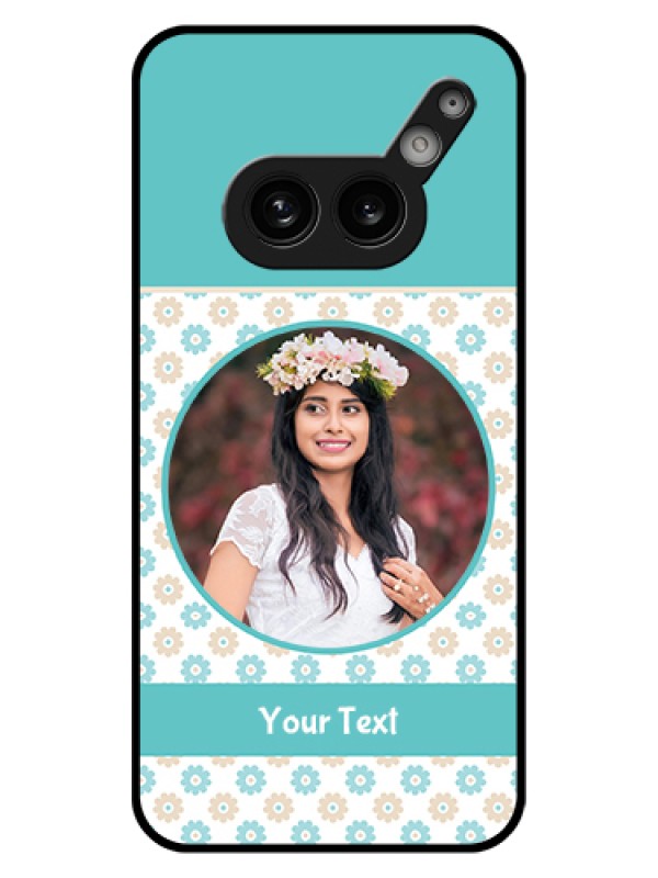 Custom Nothing Phone 2A 5G Custom Glass Phone Case - Beautiful Flowers Design