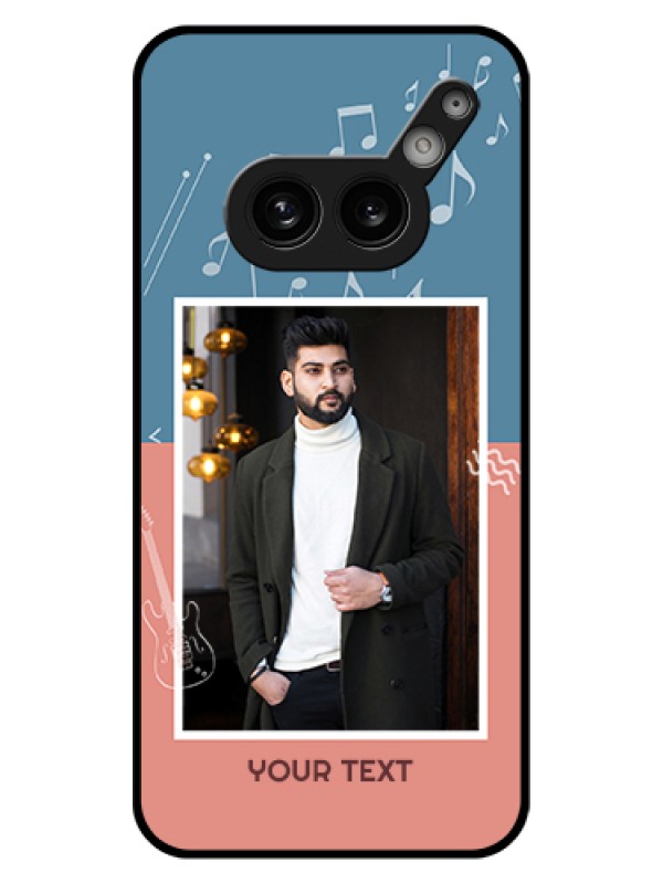Custom Nothing Phone 2A 5G Custom Glass Phone Case - With Color Musical Note Design