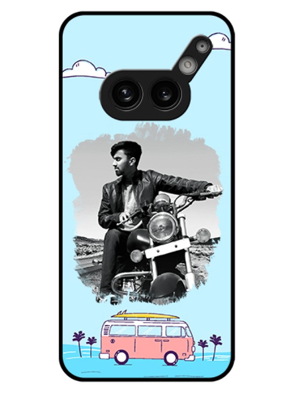 Custom Nothing Phone 2A 5G Custom Glass Phone Case - Travel & Adventure Design