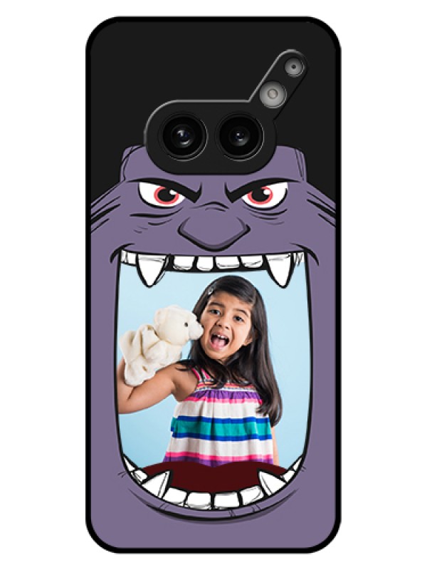 Custom Nothing Phone 2A 5G Custom Glass Phone Case - Angry Monster Design