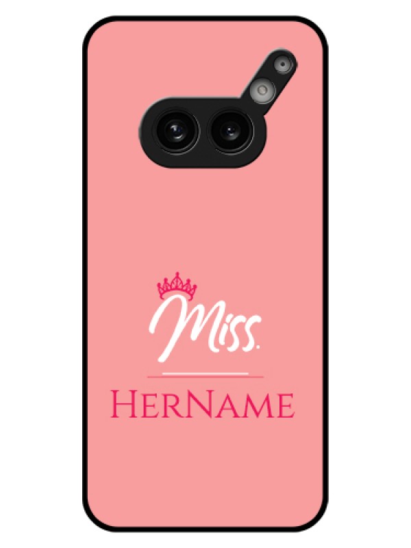 Custom Nothing Phone 2A 5G Custom Glass Phone Case - Mrs With Name Design