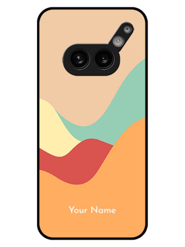 Custom Nothing Phone 2A 5G Custom Glass Phone Case - Ocean Waves Multi - Colour Design