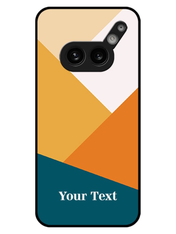 Custom Nothing Phone 2A 5G Custom Glass Phone Case - Stacked Multi - Colour Design
