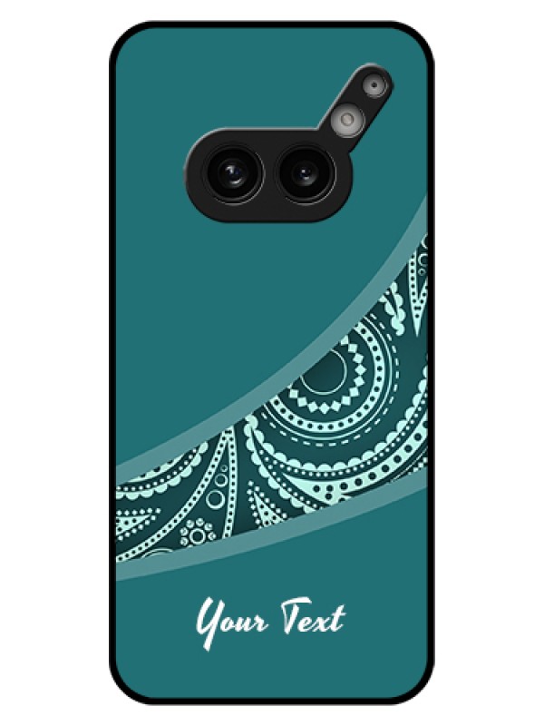 Custom Nothing Phone 2A 5G Custom Glass Phone Case - Semi Visible Floral Design