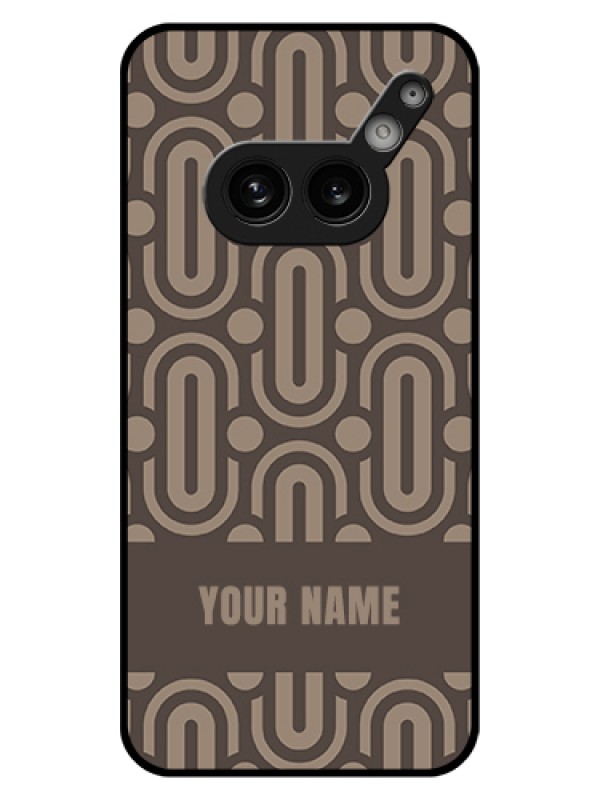 Custom Nothing Phone 2A 5G Custom Glass Phone Case - Captivating Zero Pattern Design