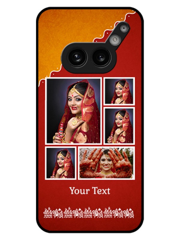 Custom Nothing Phone 2A Plus Custom Glass Phone Case - Wedding Pic Upload Design