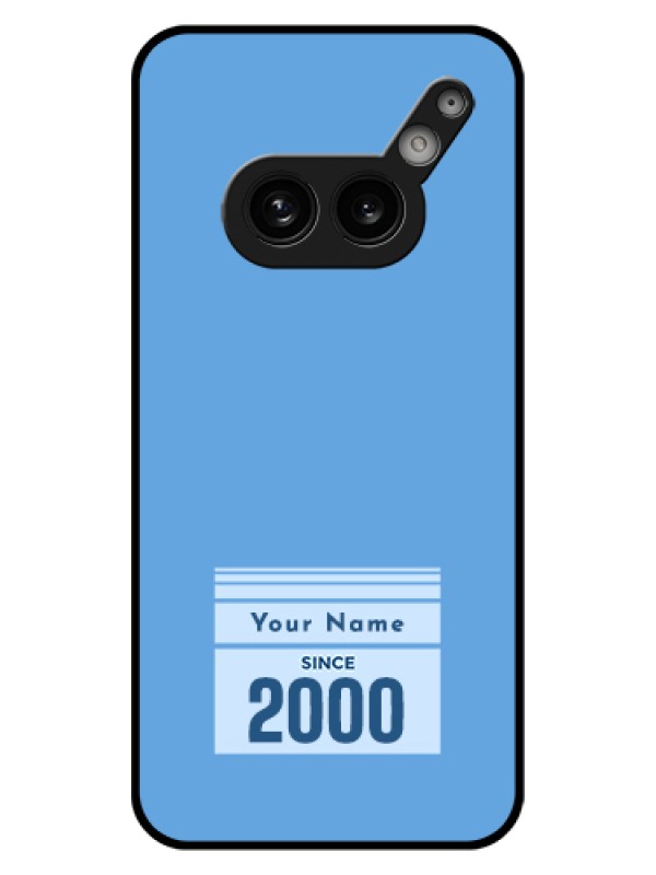 Custom Nothing Phone 2A Plus Custom Glass Phone Case - Custom Year Of Birth Design