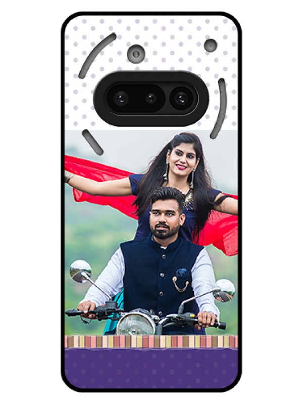 Custom Nothing Phone 3A 5G Custom Glass Phone Case - Cute Family Design
