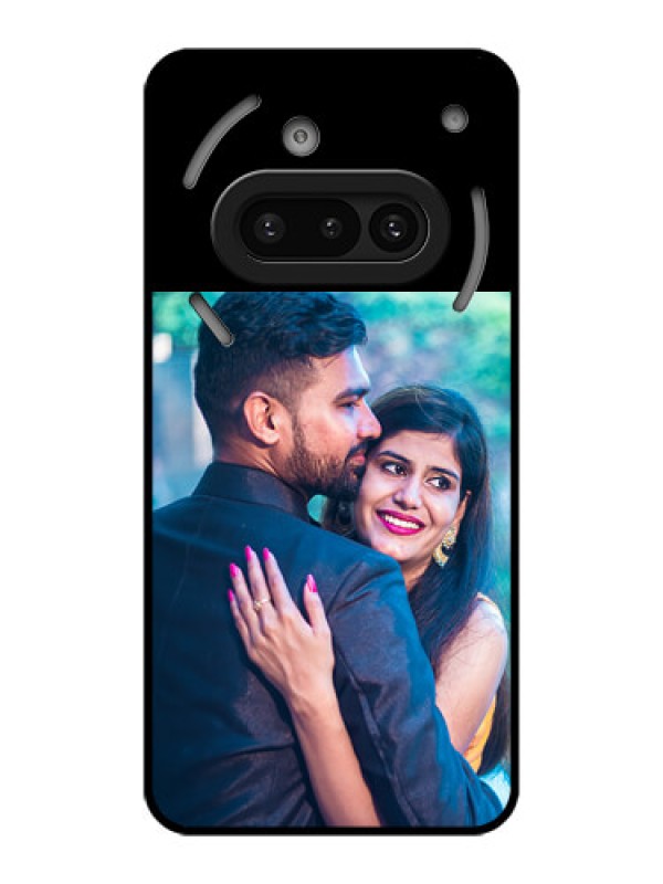 Custom Nothing Phone 3A 5G Custom Glass Phone Case - Upload Full Picture With Custom Color Design