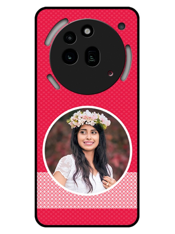 Custom Nothing Phone 3A Pro 5G Custom Glass Phone Case - Pink Color Pattern Design