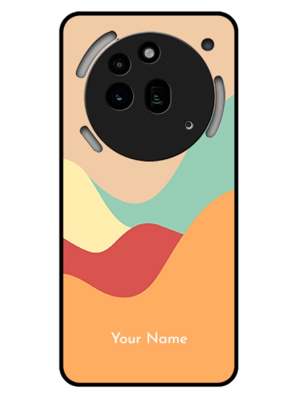 Custom Nothing Phone 3A Pro 5G Custom Glass Phone Case - Ocean Waves Multi - Colour Design