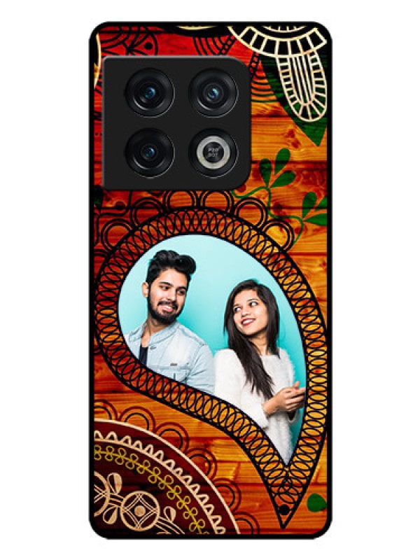 Custom OnePlus 10 Pro 5G Personalized Glass Phone Case - Abstract Colorful Design