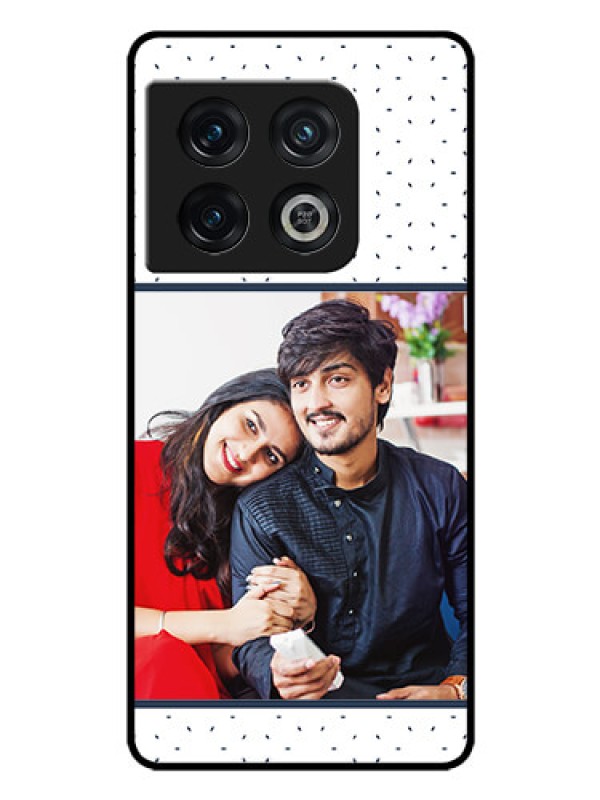 Custom OnePlus 10 Pro 5G Personalized Glass Phone Case - Premium Dot Design
