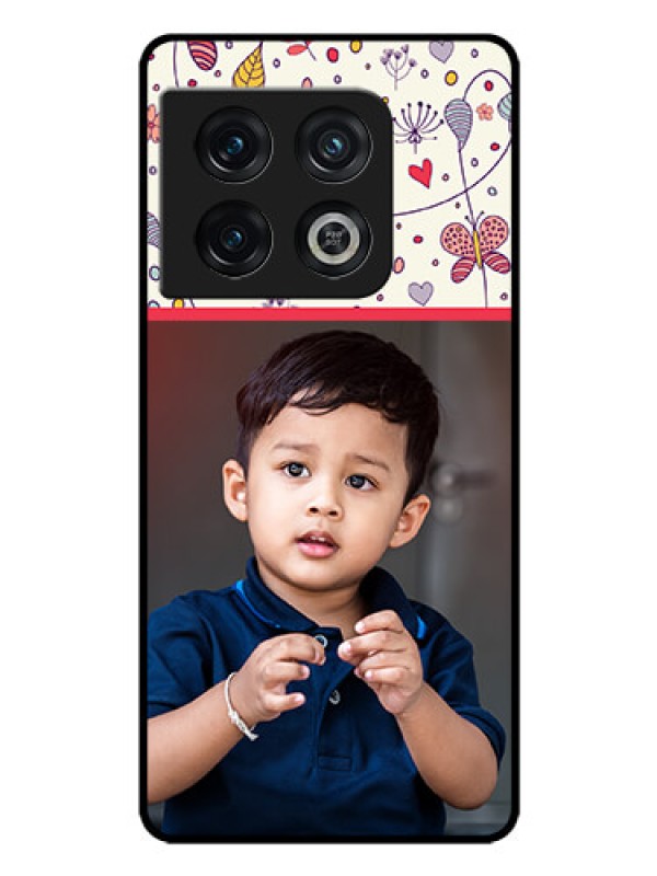Custom OnePlus 10 Pro 5G Custom Glass Mobile Case - Premium Floral Design