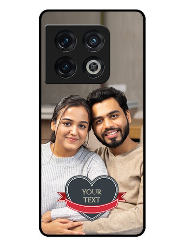Custom OnePlus 10 Pro 5G Custom Glass Phone Case - Just Married Couple Design