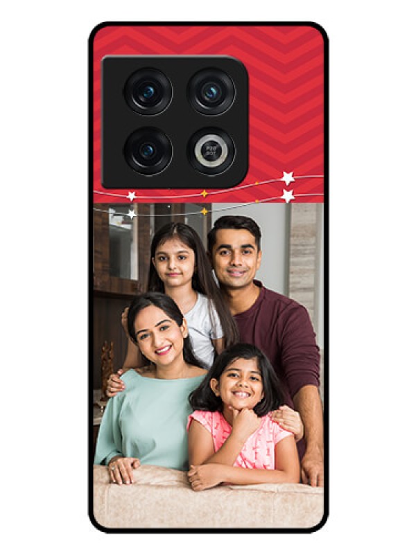 Custom OnePlus 10 Pro 5G Personalized Glass Phone Case - Happy Family Design
