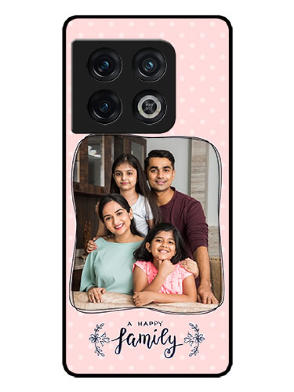 Custom OnePlus 10 Pro 5G Custom Glass Phone Case - Family with Dots Design
