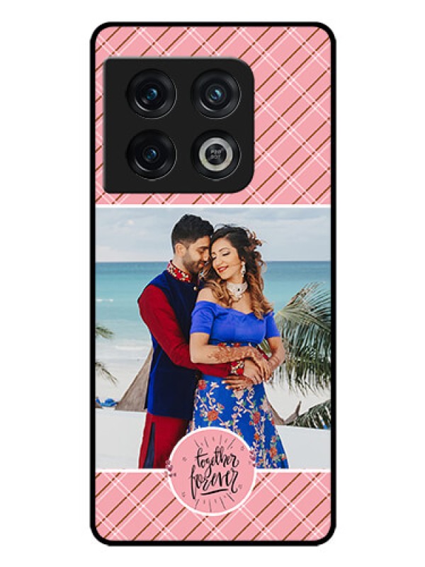 Custom OnePlus 10 Pro 5G Personalized Glass Phone Case - Together Forever Design