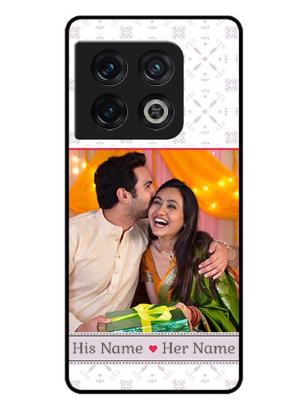 Custom OnePlus 10 Pro 5G Custom Glass Mobile Case - with Photo and Ethnic Design