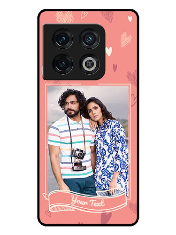 Custom OnePlus 10 Pro 5G Custom Glass Phone Case - Love doodle art Design