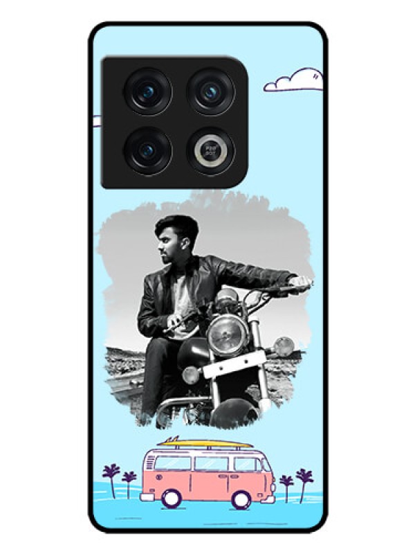 Custom OnePlus 10 Pro 5G Photo Printing on Glass Case - Travel & Adventure Design