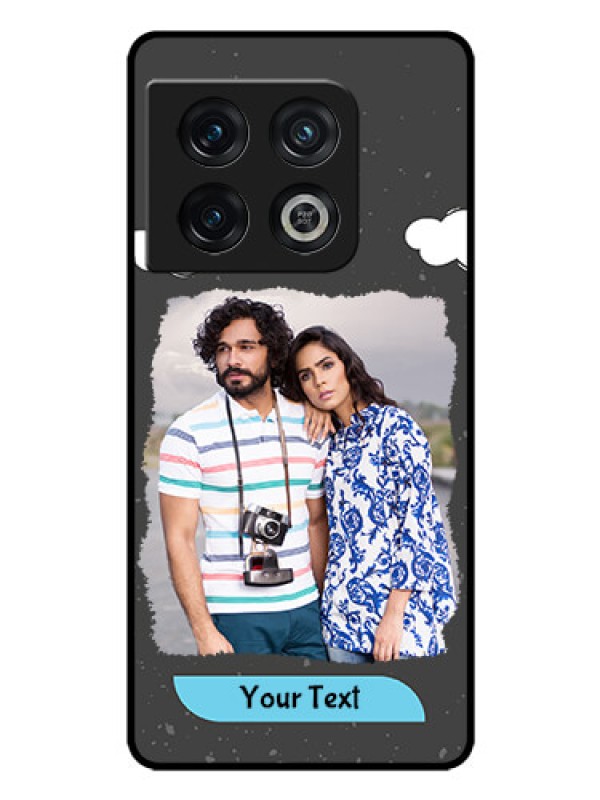 Custom OnePlus 10 Pro 5G Custom Glass Phone Case - Splashes with love doodles Design