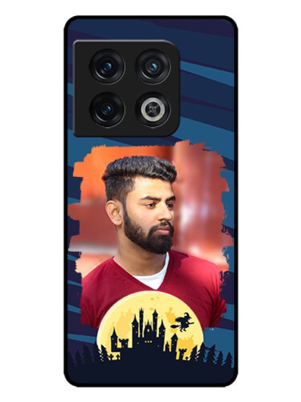 Custom OnePlus 10 Pro 5G Photo Printing on Glass Case - Halloween Witch Design