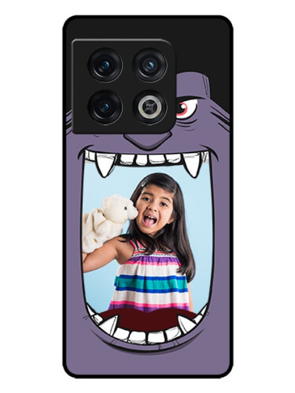 Custom OnePlus 10 Pro 5G Custom Glass Phone Case - Angry Monster Design