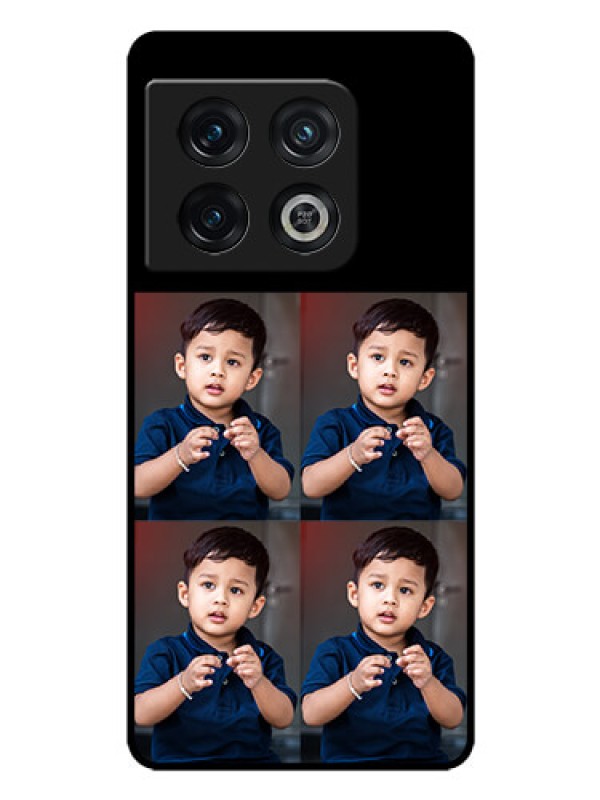 Custom OnePlus 10 Pro 5G 4 Image Holder on Glass Mobile Cover