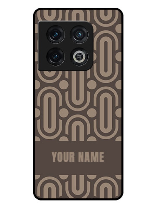 Custom OnePlus 10 Pro 5G Custom Glass Phone Case - Captivating Zero Pattern Design