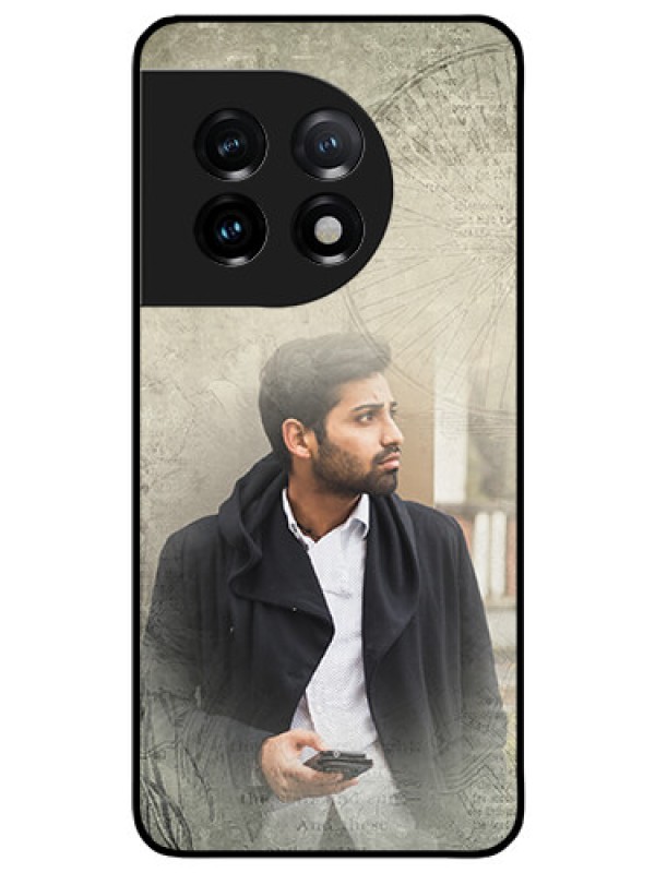 Custom OnePlus 11 5G Custom Glass Phone Case - with vintage design