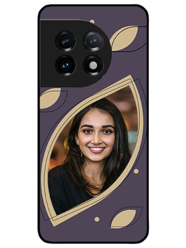 Custom OnePlus 11 5G Custom Glass Mobile Case - Falling Leaf Design