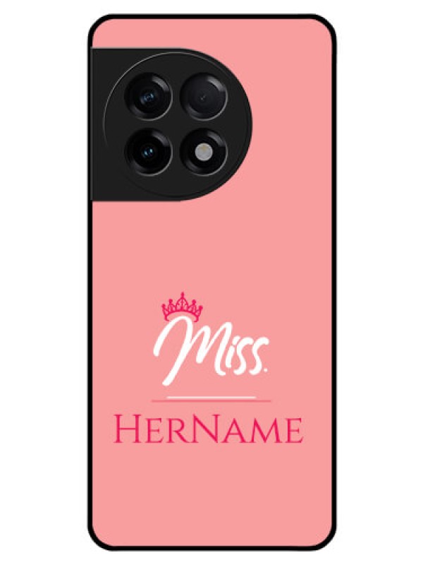 Custom OnePlus 11R 5G Custom Glass Phone Case Mrs with Name