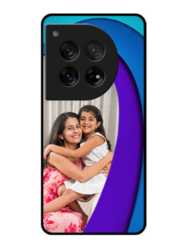 Custom OnePlus 12 5G Custom Glass Phone Case - Simple Pattern Design
