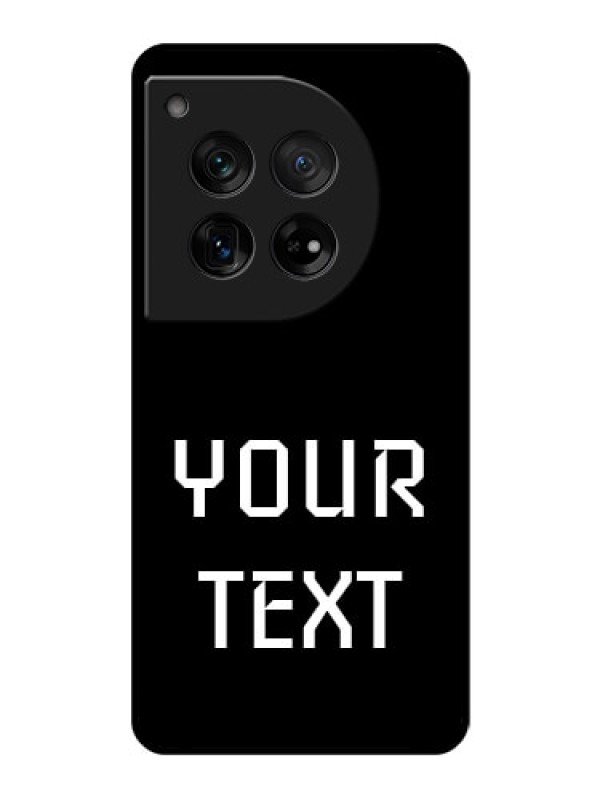 Custom OnePlus 12 5G Custom Glass Phone Case - Your Name Design