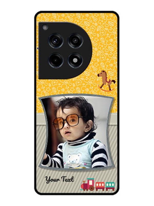 Custom Oneplus 12R 5G Custom Glass Phone Case - Baby Picture Upload Design