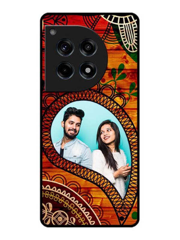 Custom Oneplus 12R 5G Custom Glass Phone Case - Abstract Colorful Design