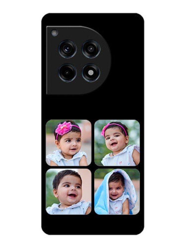 Custom Oneplus 12R 5G Custom Glass Phone Case - Multiple Pictures Design