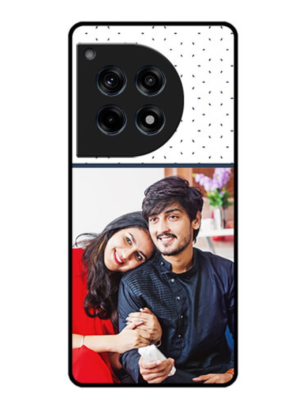 Custom Oneplus 12R 5G Custom Glass Phone Case - Premium Dot Design
