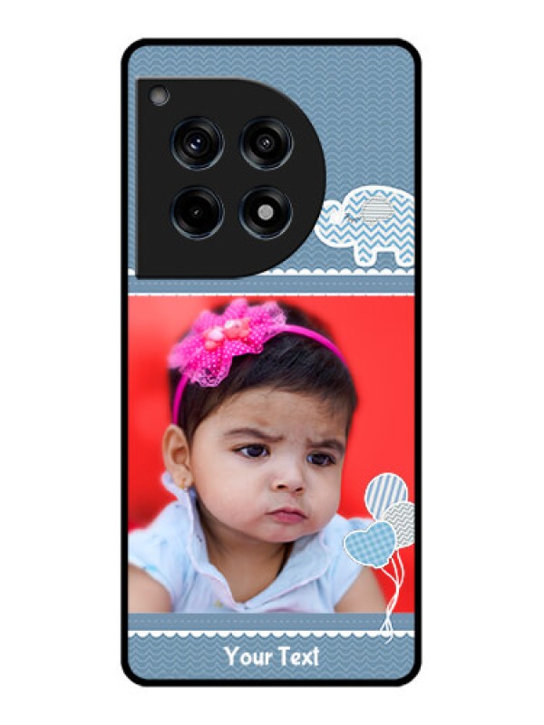Custom Oneplus 12R 5G Custom Glass Phone Case - With Kids Pattern Design