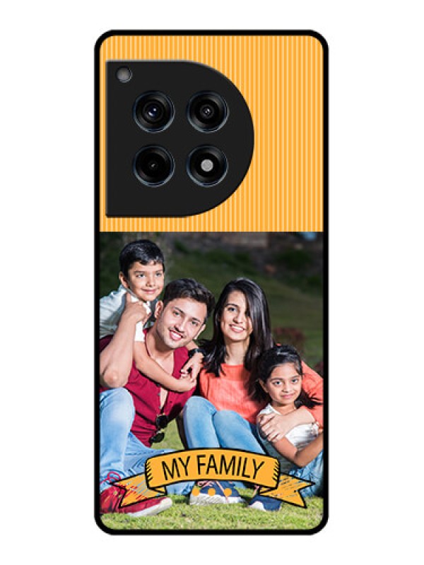 Custom Oneplus 12R 5G Custom Glass Phone Case - My Family Design