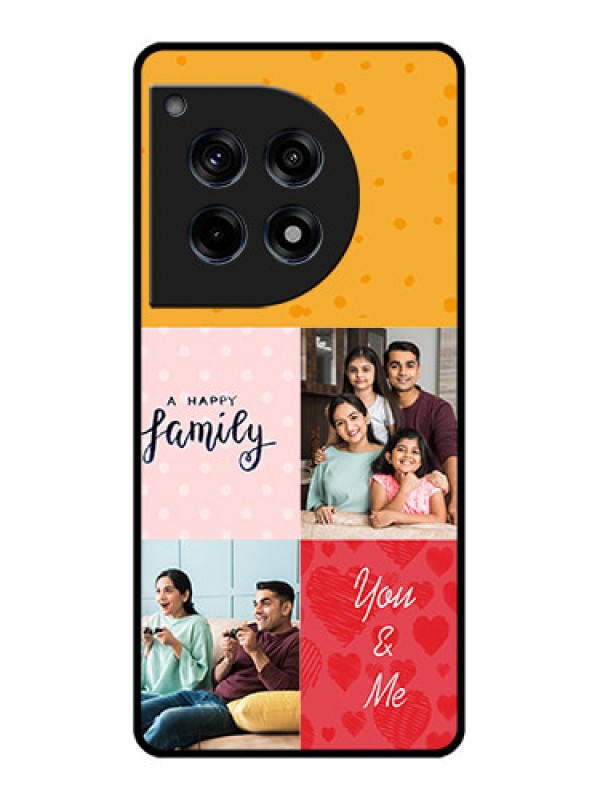 Custom Oneplus 12R 5G Custom Glass Phone Case - Images With Quotes Design