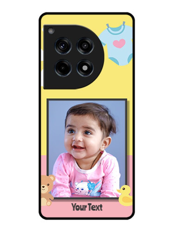 Custom Oneplus 12R 5G Custom Glass Phone Case - Kids 2 Color Design