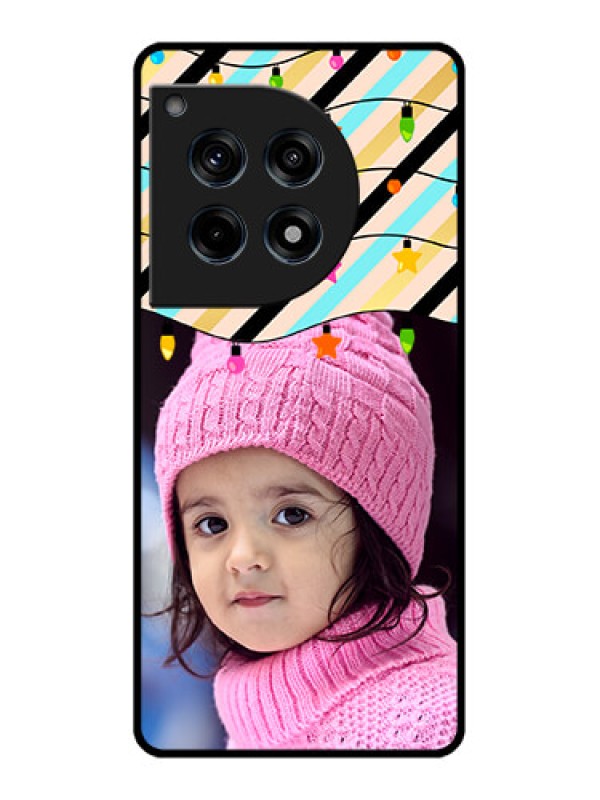 Custom Oneplus 12R 5G Custom Glass Phone Case - Lights Hanging Design