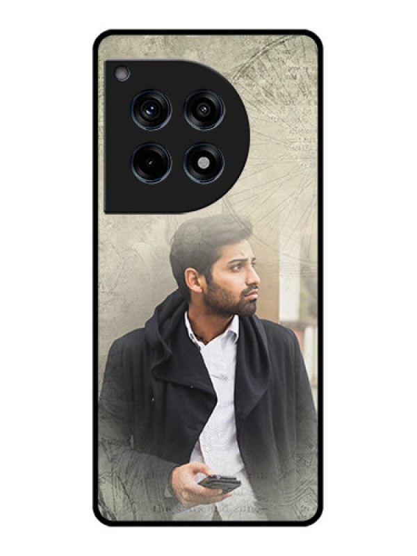 Custom Oneplus 12R 5G Custom Glass Phone Case - With Vintage Design