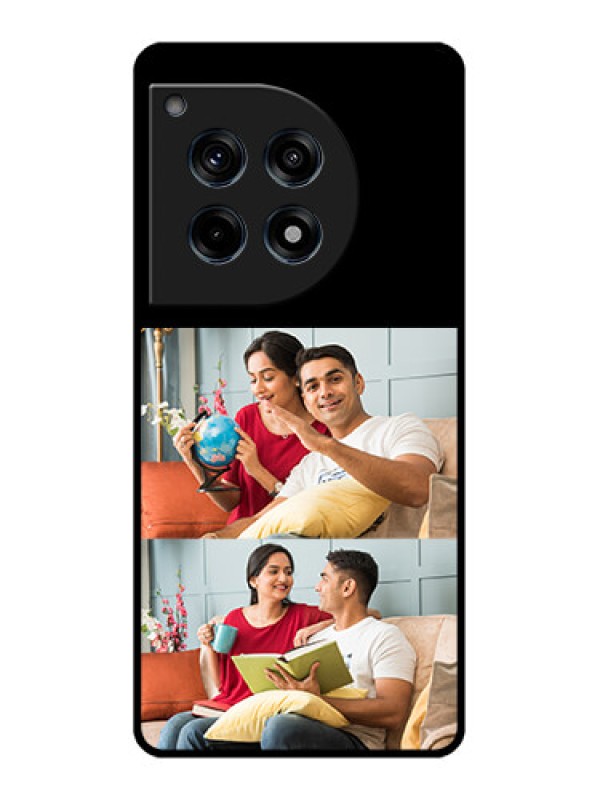 Custom Oneplus 12R 5G Custom Glass Phone Case - 2 Images Design