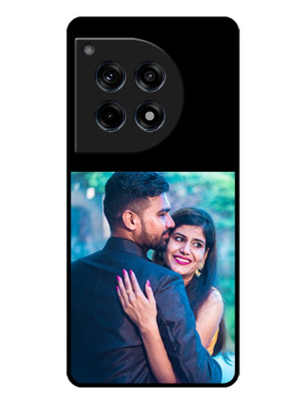 Custom OnePlus 12R 5G Custom Glass Phone Case - Upload Full Picture With Custom Color Design