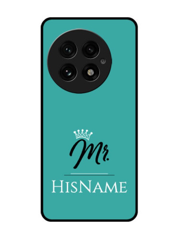 Custom OnePlus 13 5G Custom Glass Phone CaseMr With Name Design