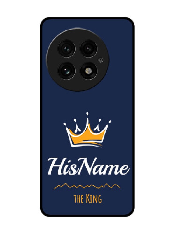 Custom OnePlus 13 5G Custom Glass Phone CaseKing With Name Design